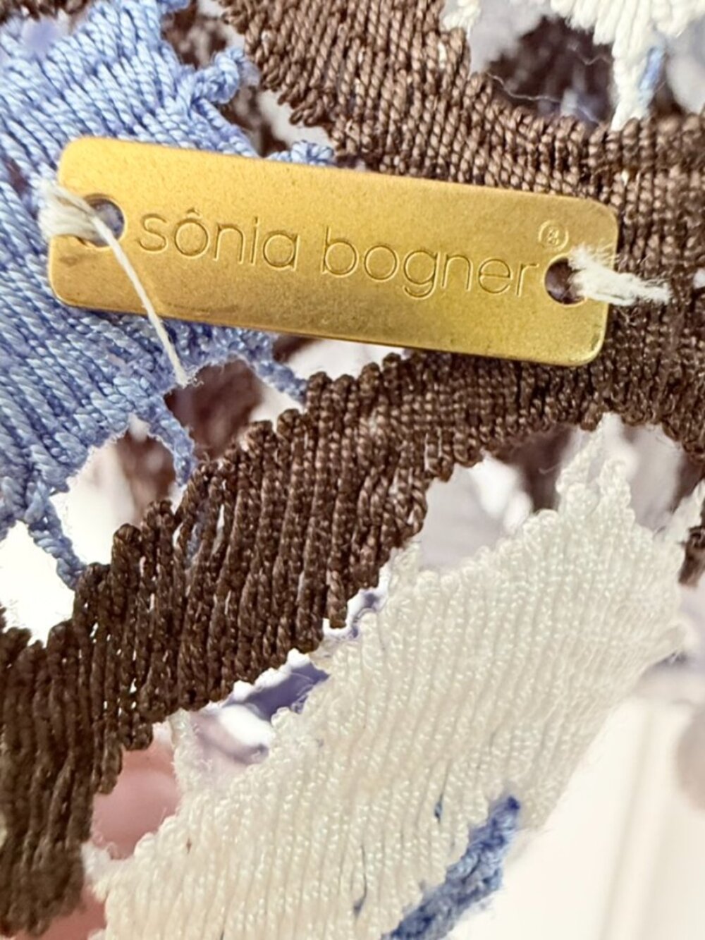 {SONIA BOGNER} LACED PULLOVER TOP SIZE 6 (EU 36) - Picture 9 of 10